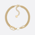 Dior 30 Montaigne Choker 18K Gold Necklace