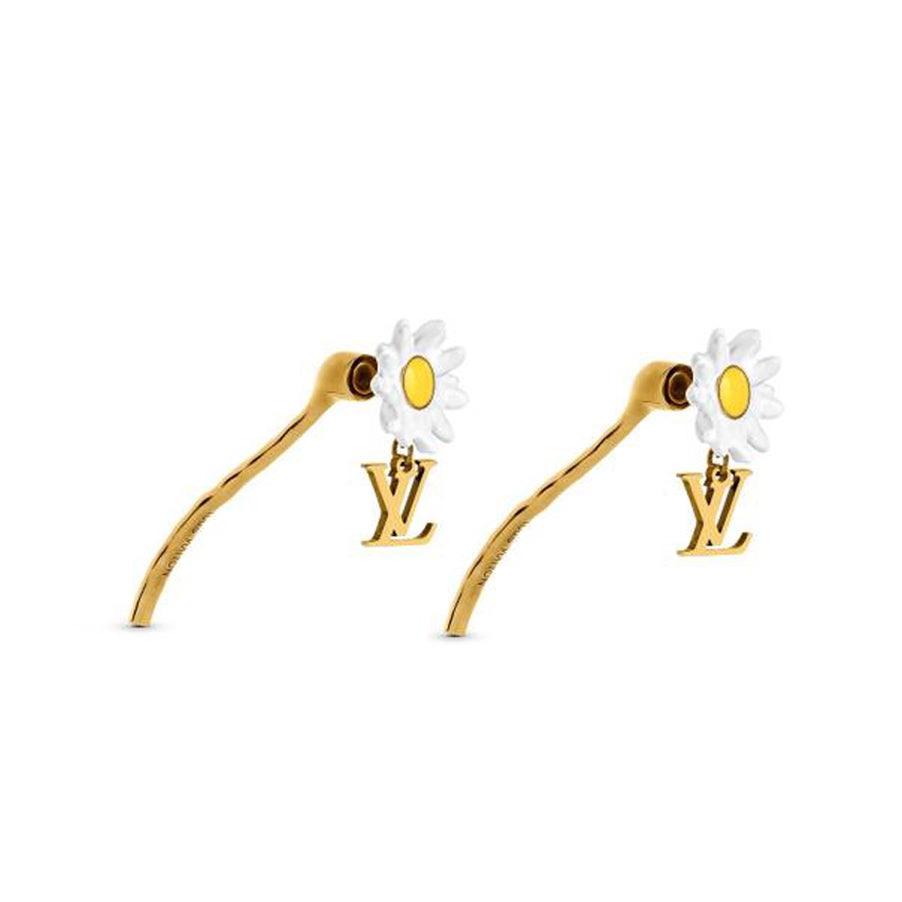 Louis Vuitton Gardening 18K Gold Earrings