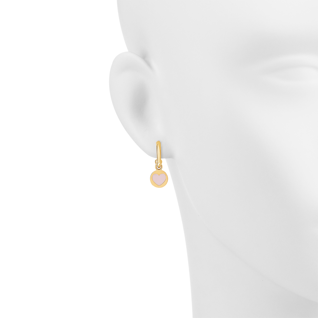 Louis Vuitton Iconic Heart 18K Gold Earrings