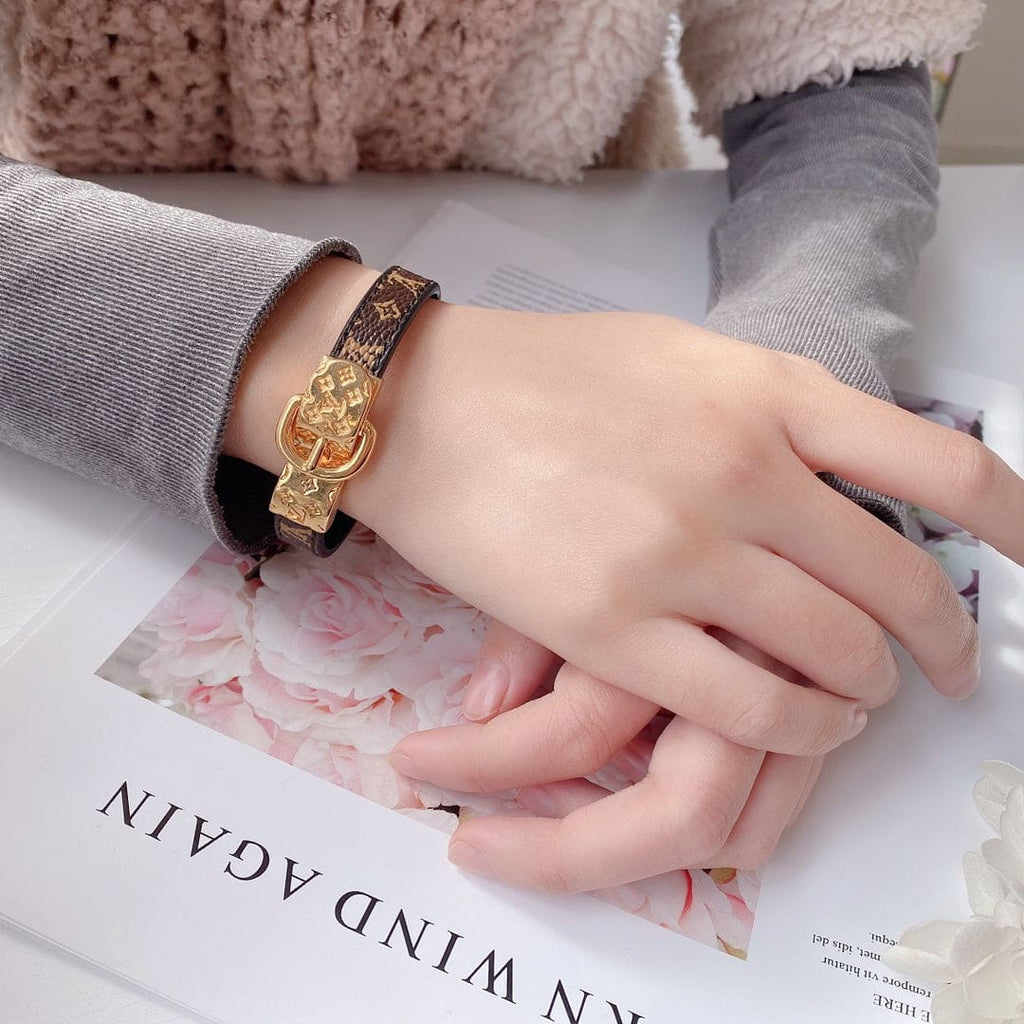 Louis Vuitton Belt 18K Gold Bracelet