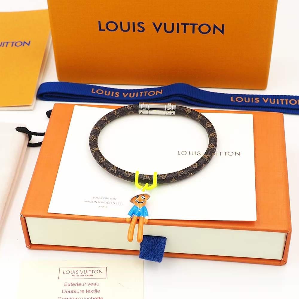 Louis Vuitton Hang It Mascot 18K Gold Bracelet