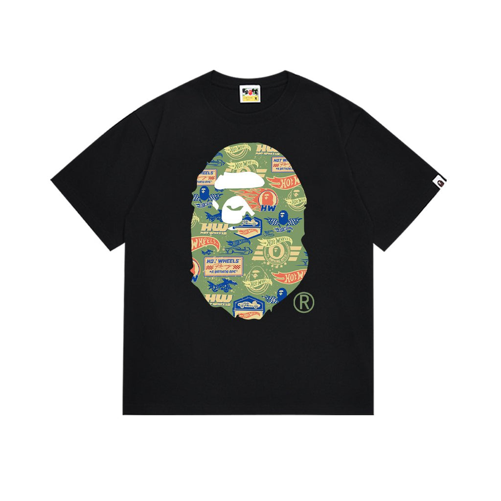 BAPE Multicolor Ape Head Graphic Short-Sleeve T-Shirt — front