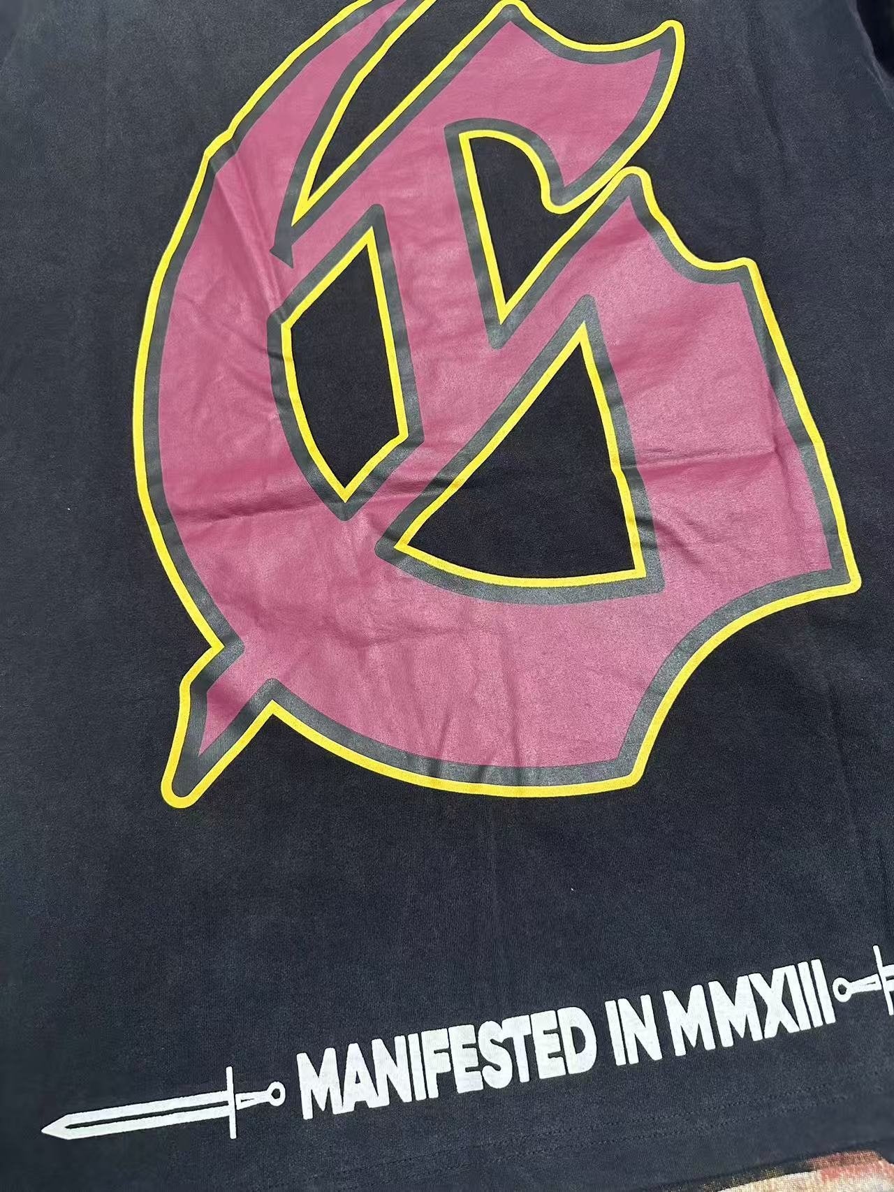 Godspeed Football Skeleton Graphic T-Shirt — detail