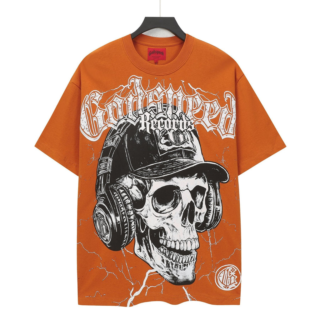 Godspeed Rock Tour Skull Graphic T-Shirt — hero