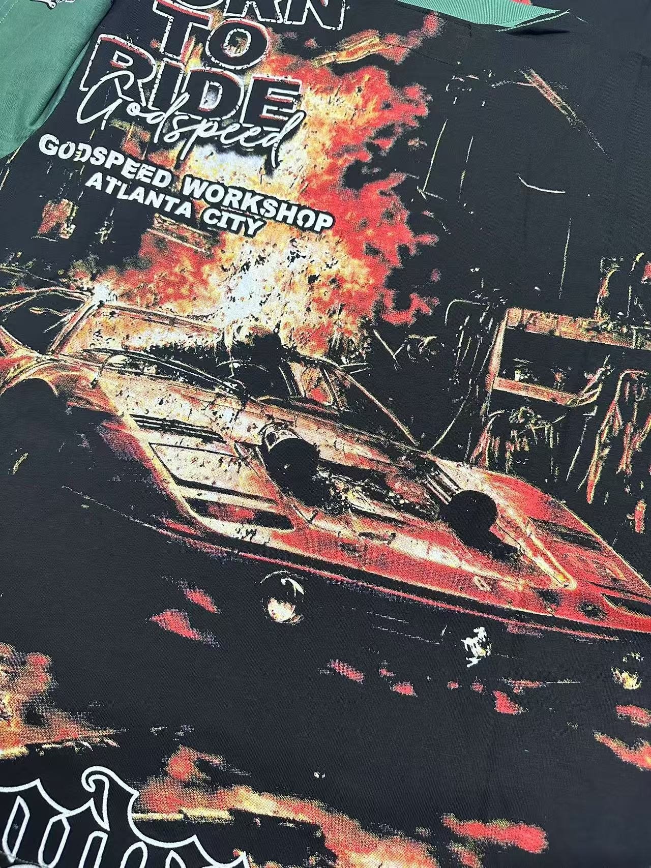 Godspeed Born to Ride Graphic T-Shirt — detail