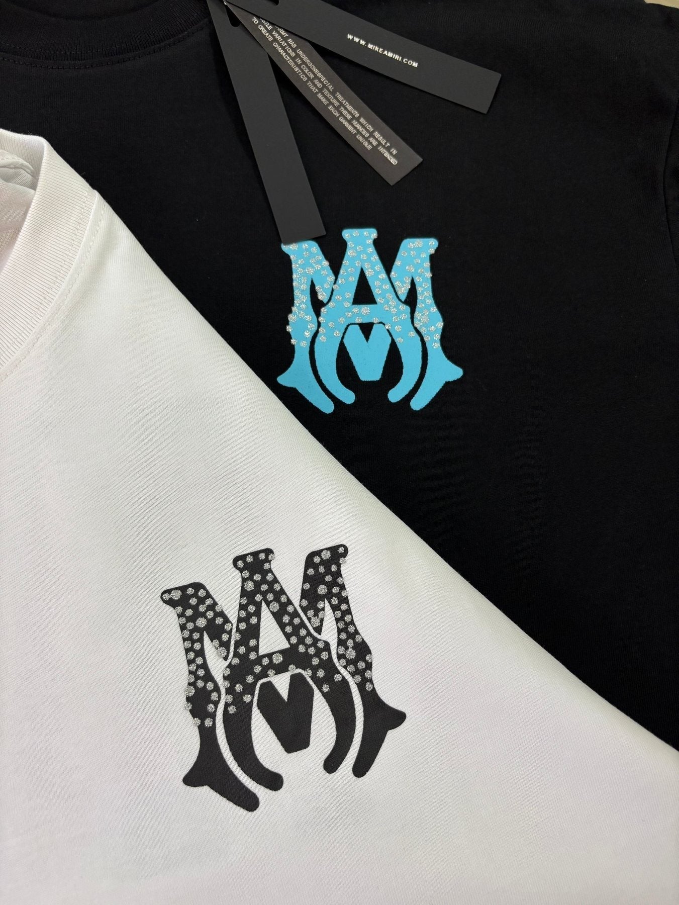AMIRI Silver Letter Graphic Short-Sleeve T-Shirt — hang_tag