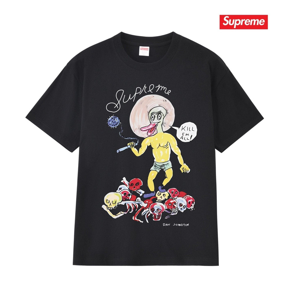 Supreme Cartoon Skull Graphic T-Shirt — hero
