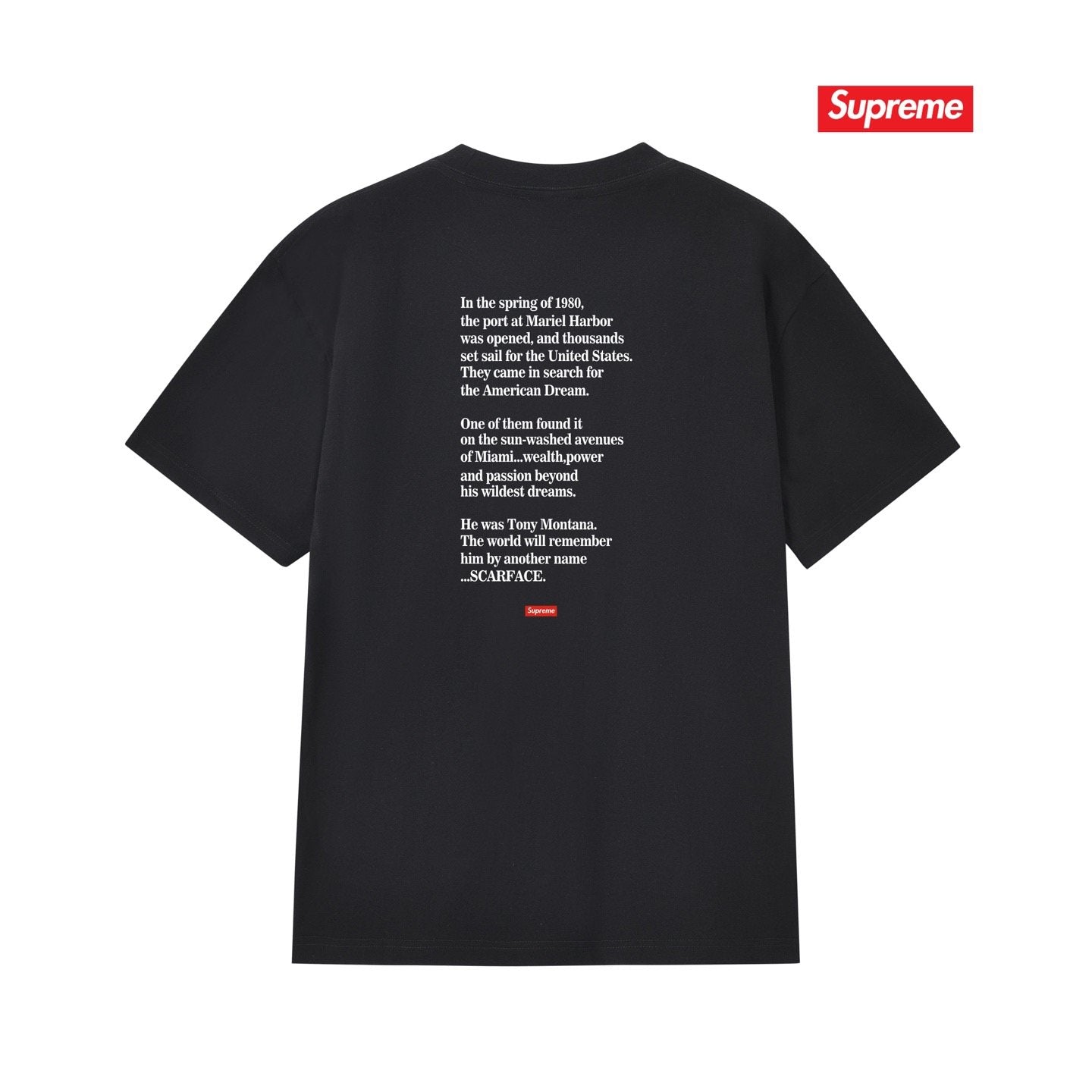 Supreme Face Graphic Short-Sleeve T-Shirt — back