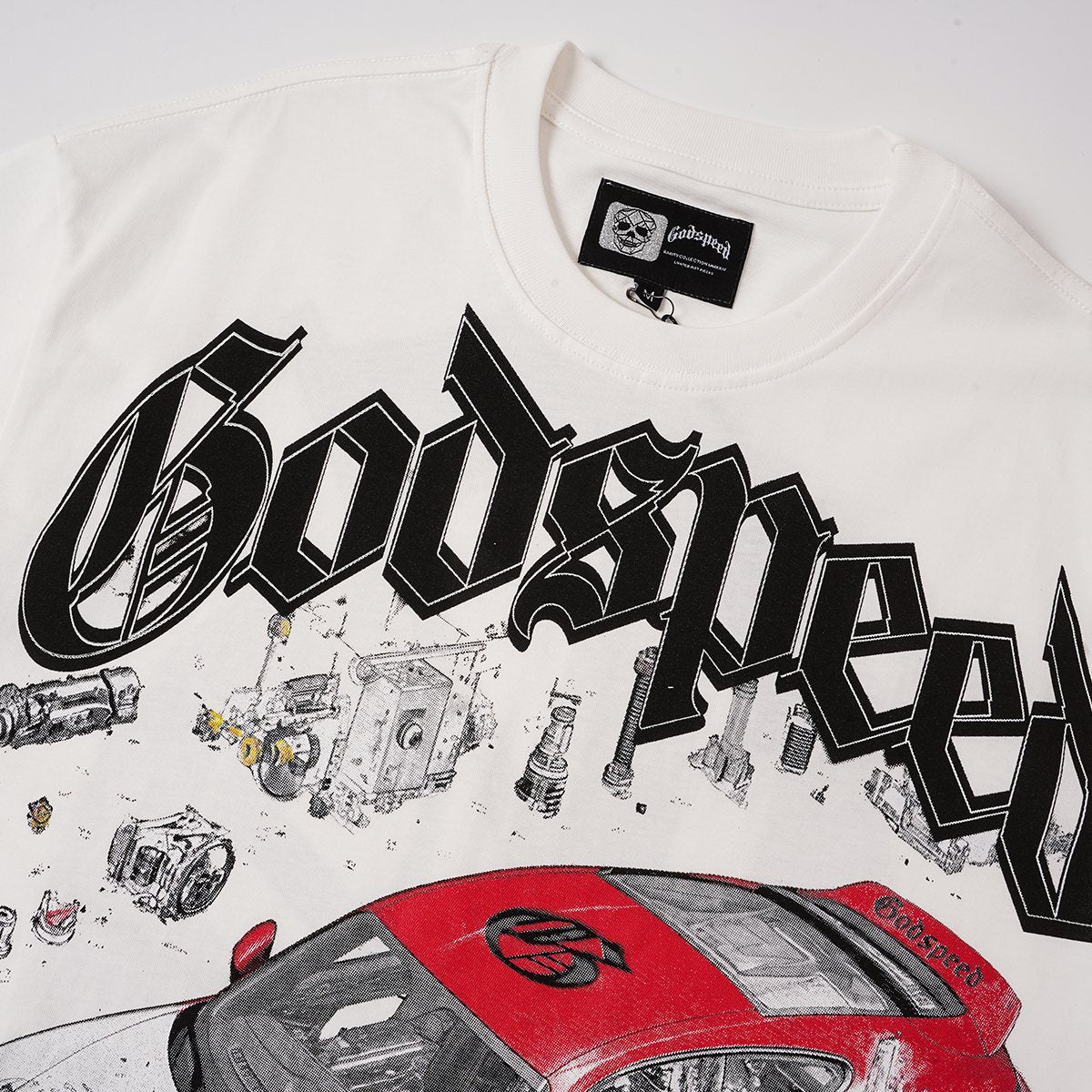 Godspeed Superspeedway Night Run Graphic T-Shirt — detail