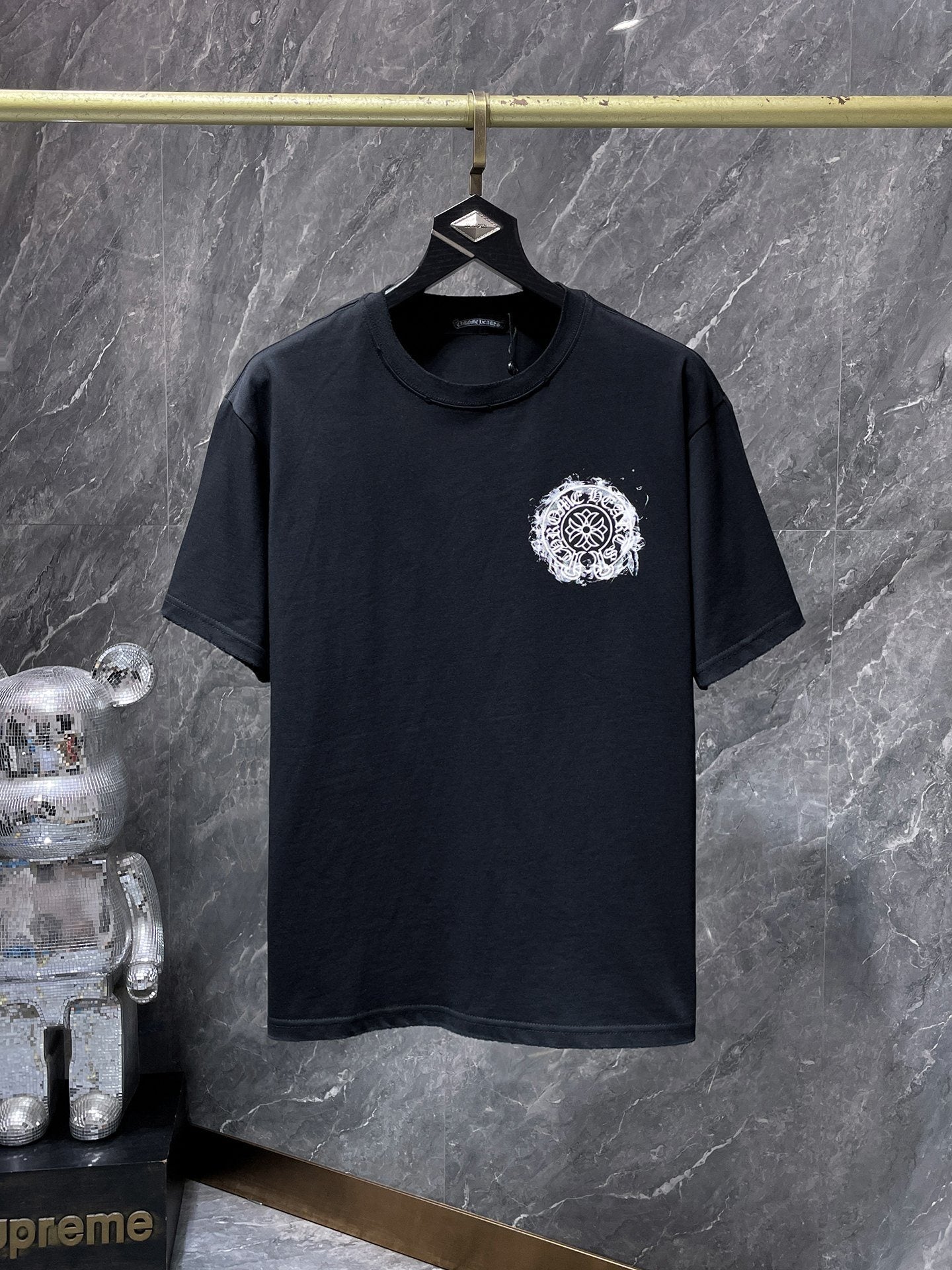 Chrome Hearts Cross Floral Back Graphic T-Shirt — hero
