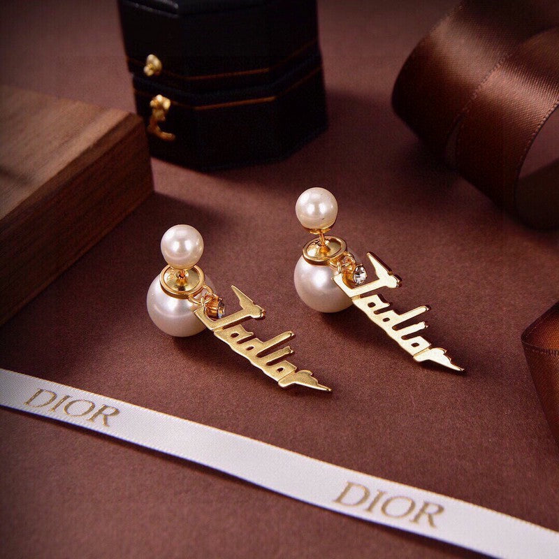 Dior Tribales Vintage 18K Gold Earrings