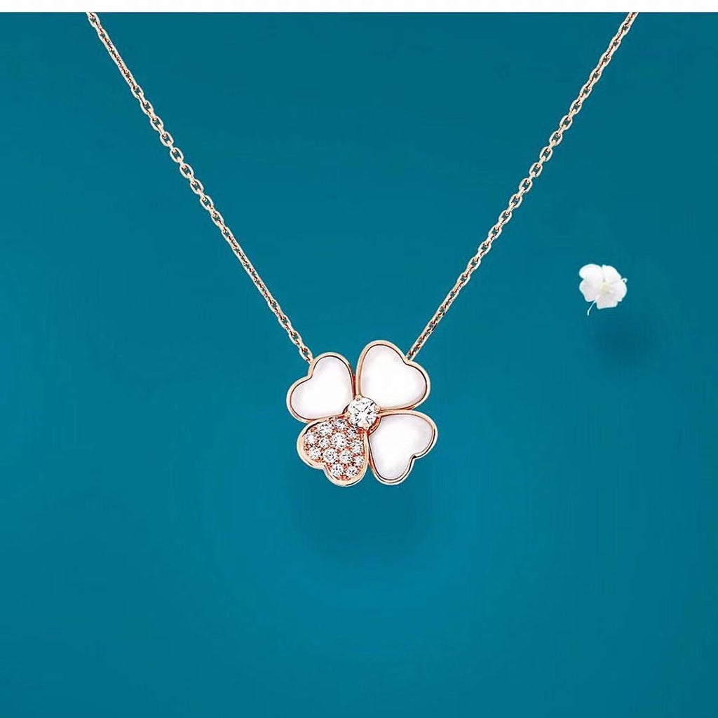 Cosmos Clip pendant 18K Gold Necklace