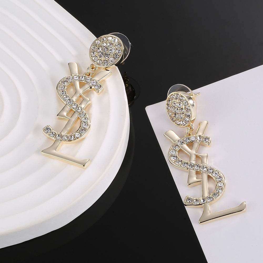 YSL Diamonds 18K Gold Earrings
