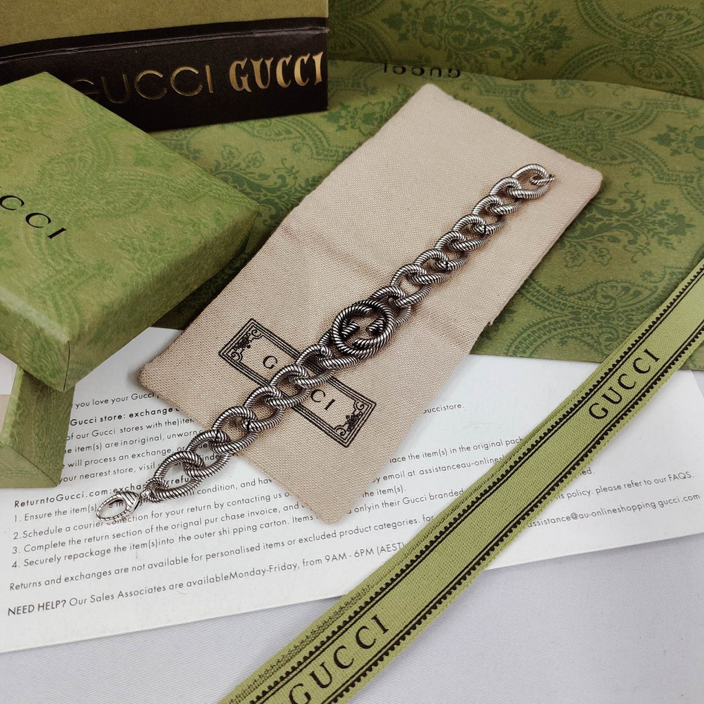 Double Gucci Interlocking Gucci Bracelet