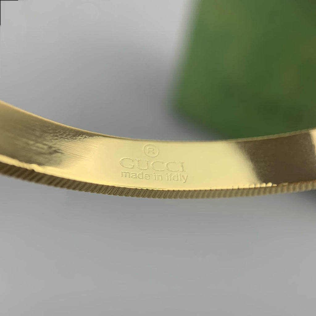 Gucci Double Icon Blooms 18K Gold Bracelet