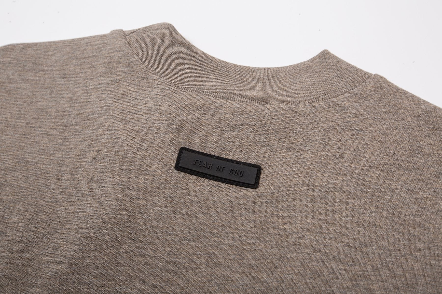 Fear of God Essentials Rectangular Patch Oversized T-Shirt — detail
