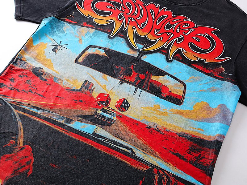 Godspeed Road Cockpit Graphic T-Shirt — detail