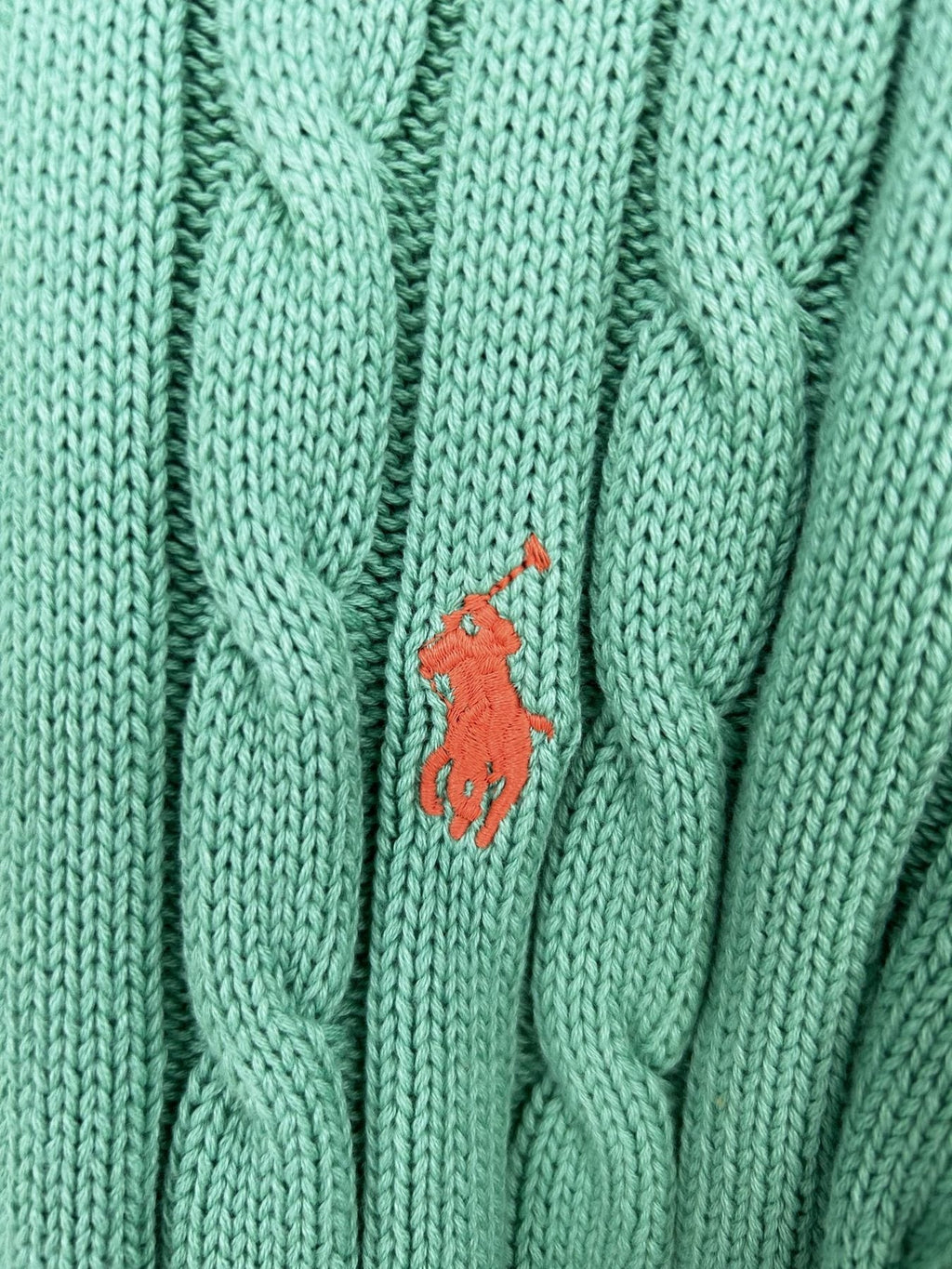 Test2-Ralph Lauren Women's Cable-Knit Short-Sleeve Top — detail